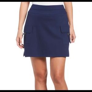 Rafaella Women’s Twill Cargo Navy Skirt/Skort